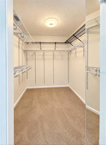 Primary walk-in closet