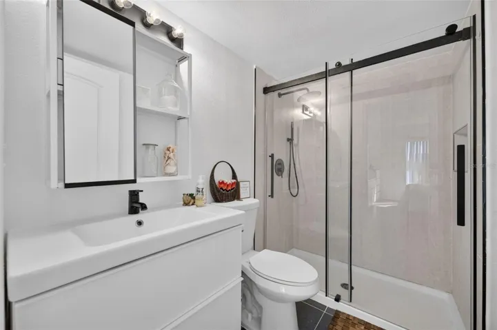 Newly renovated primary bathroom