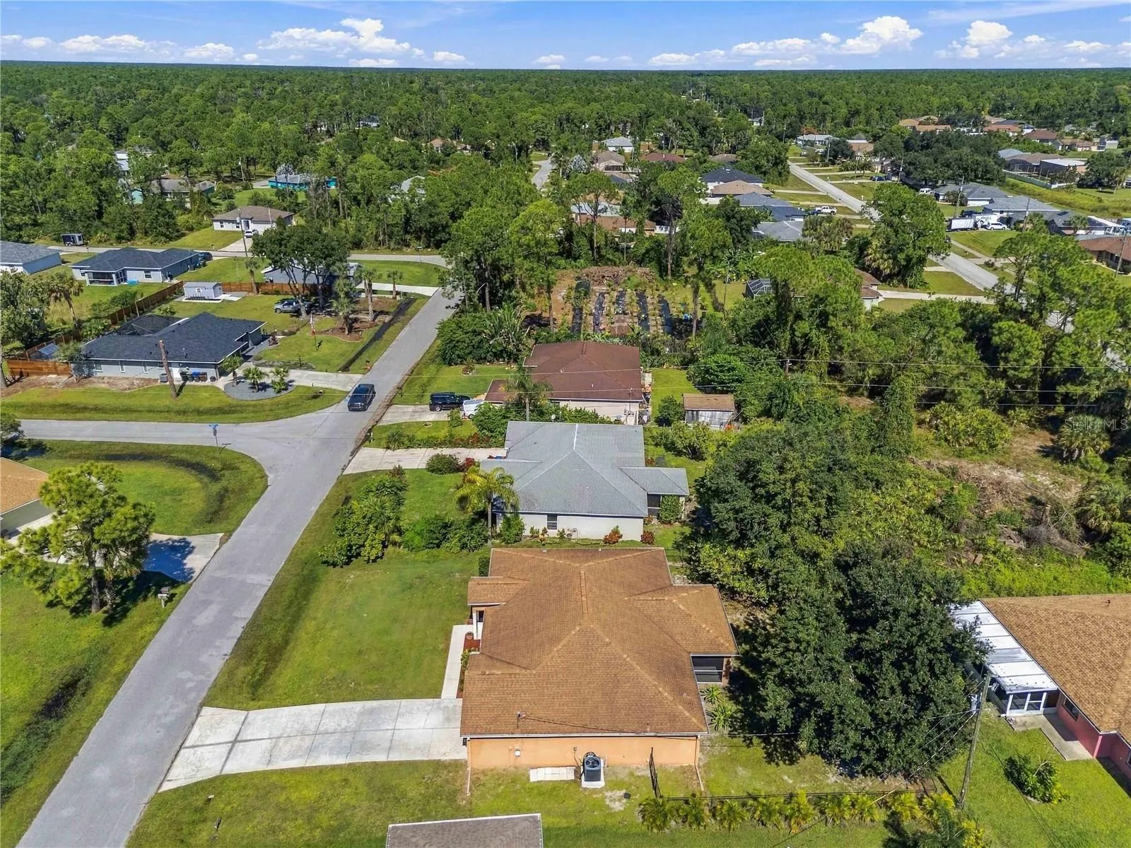 Aerial of 3626 Log Cabin Rd