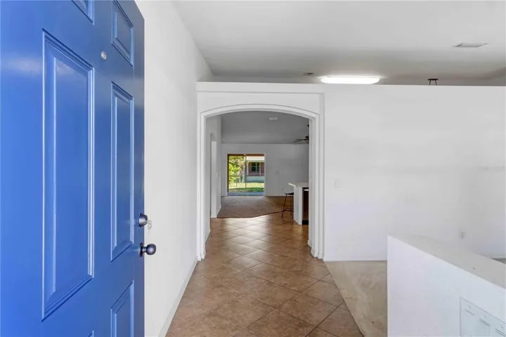 Front interior entrance