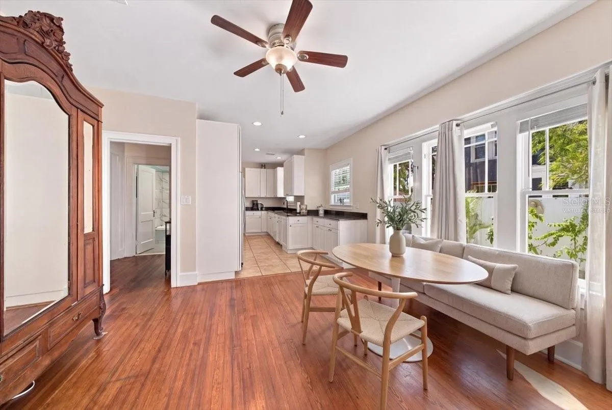 Virtually Staged breakfast nook