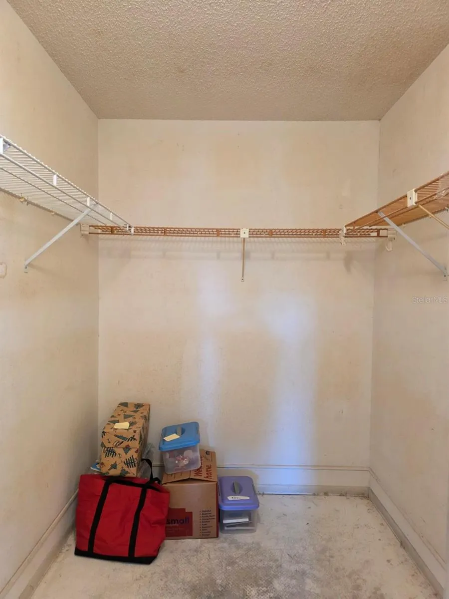 walk in closet inside lakeside bedroom 2