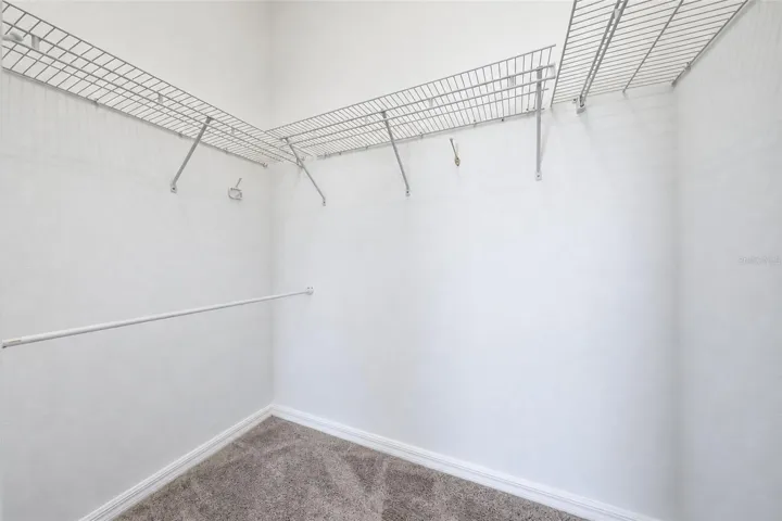 Primary closet
