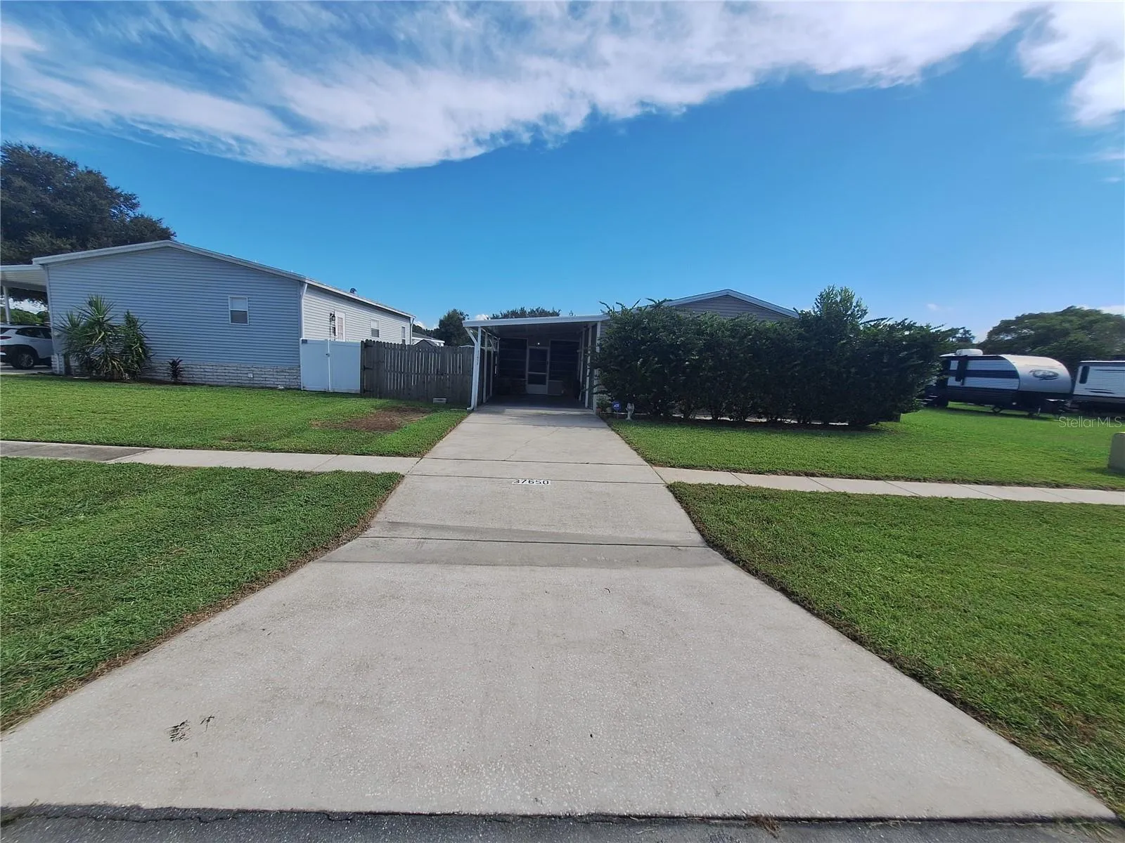 Driveway to carport