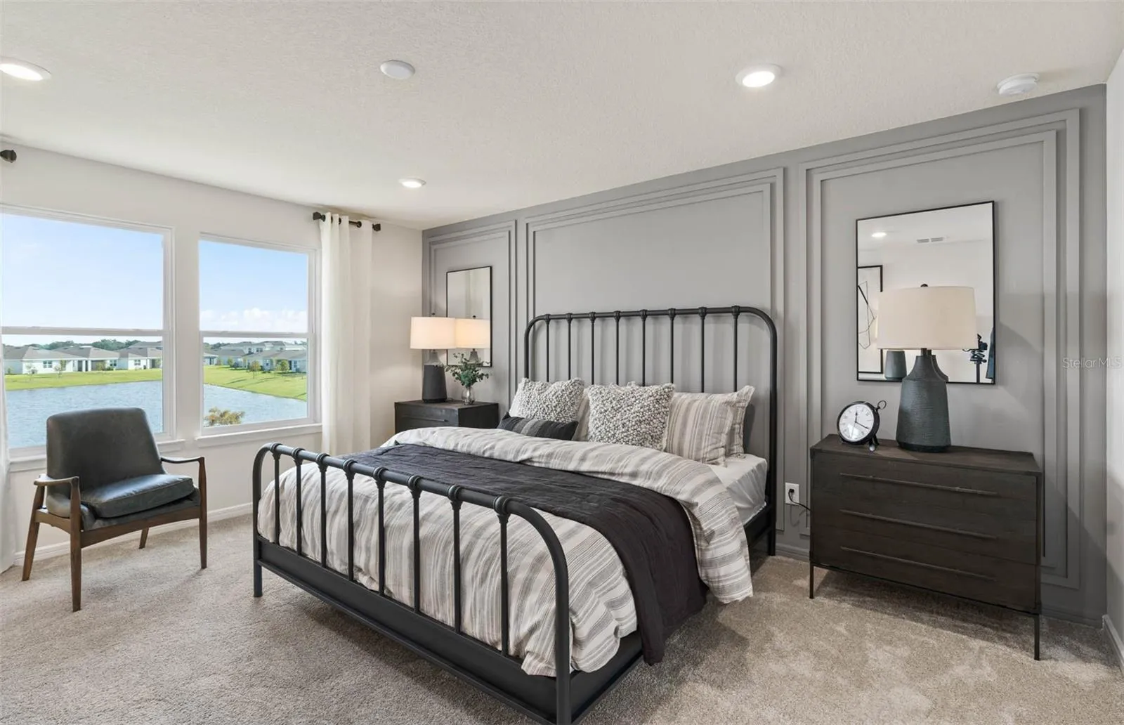 Model Home Design Only. Pictures and furnishings are for illustrative purposes only. Elevations, colors and options may vary. Furniture is for model home staging only.