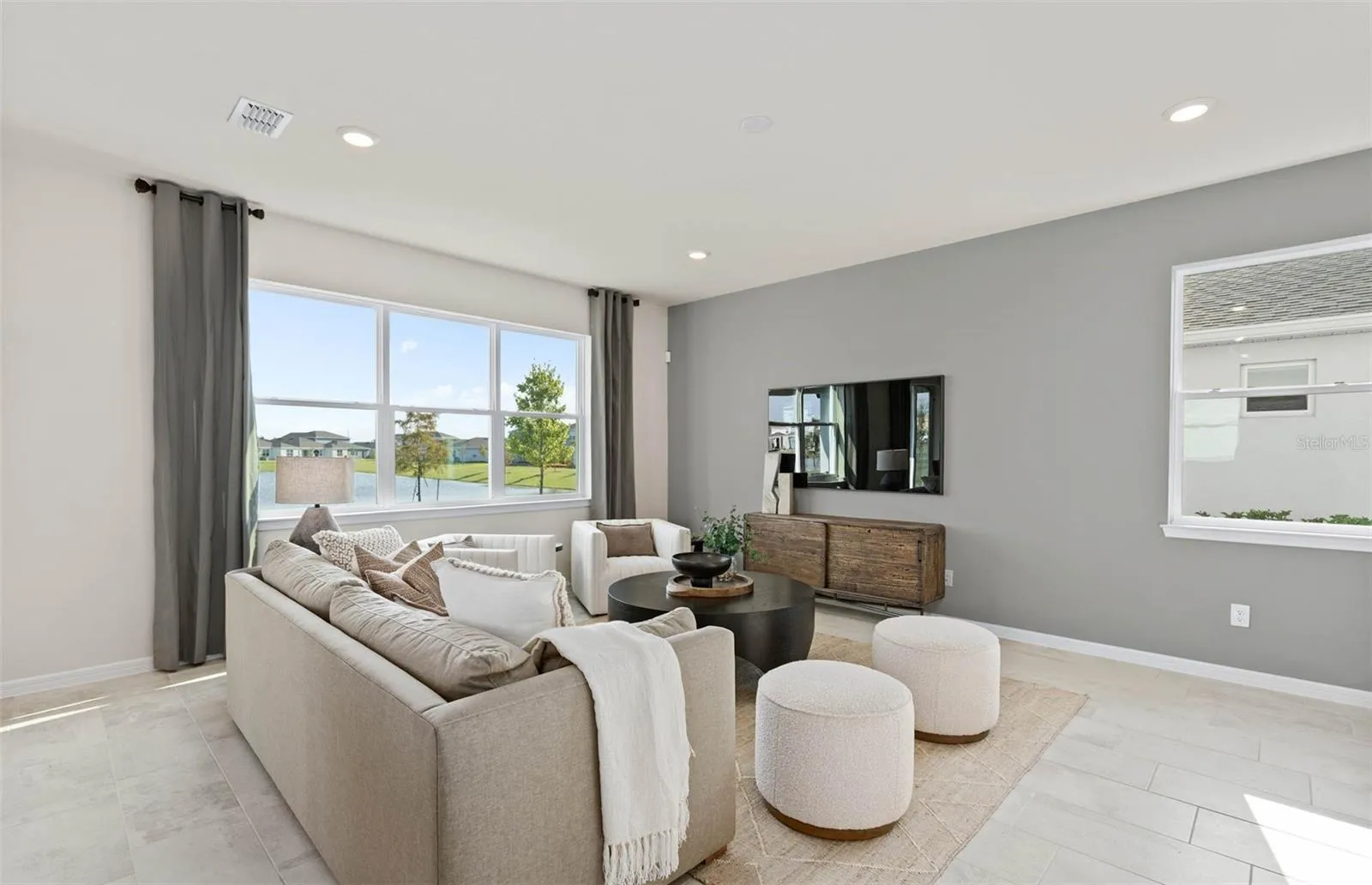 Model Home Design Only. Pictures and furnishings are for illustrative purposes only. Elevations, colors and options may vary. Furniture is for model home staging only.