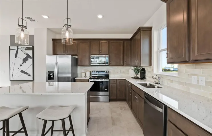 Model Home Design Only. Pictures and furnishings are for illustrative purposes only. Elevations, colors and options may vary. Furniture is for model home staging only.