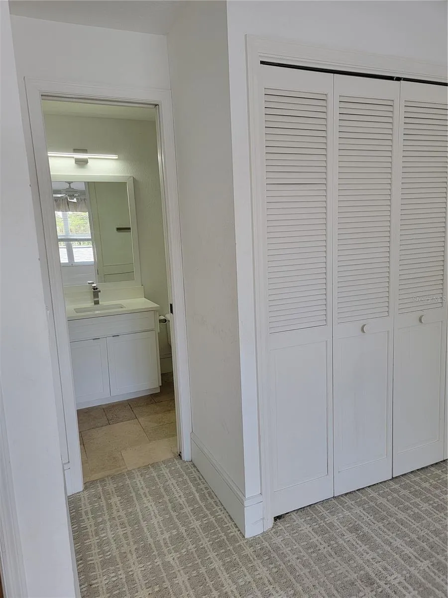 With Jack and Jill entrance to the second bathroom