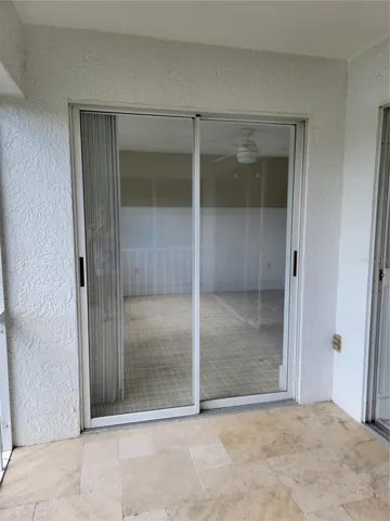 Sliding doors to primary bedroom