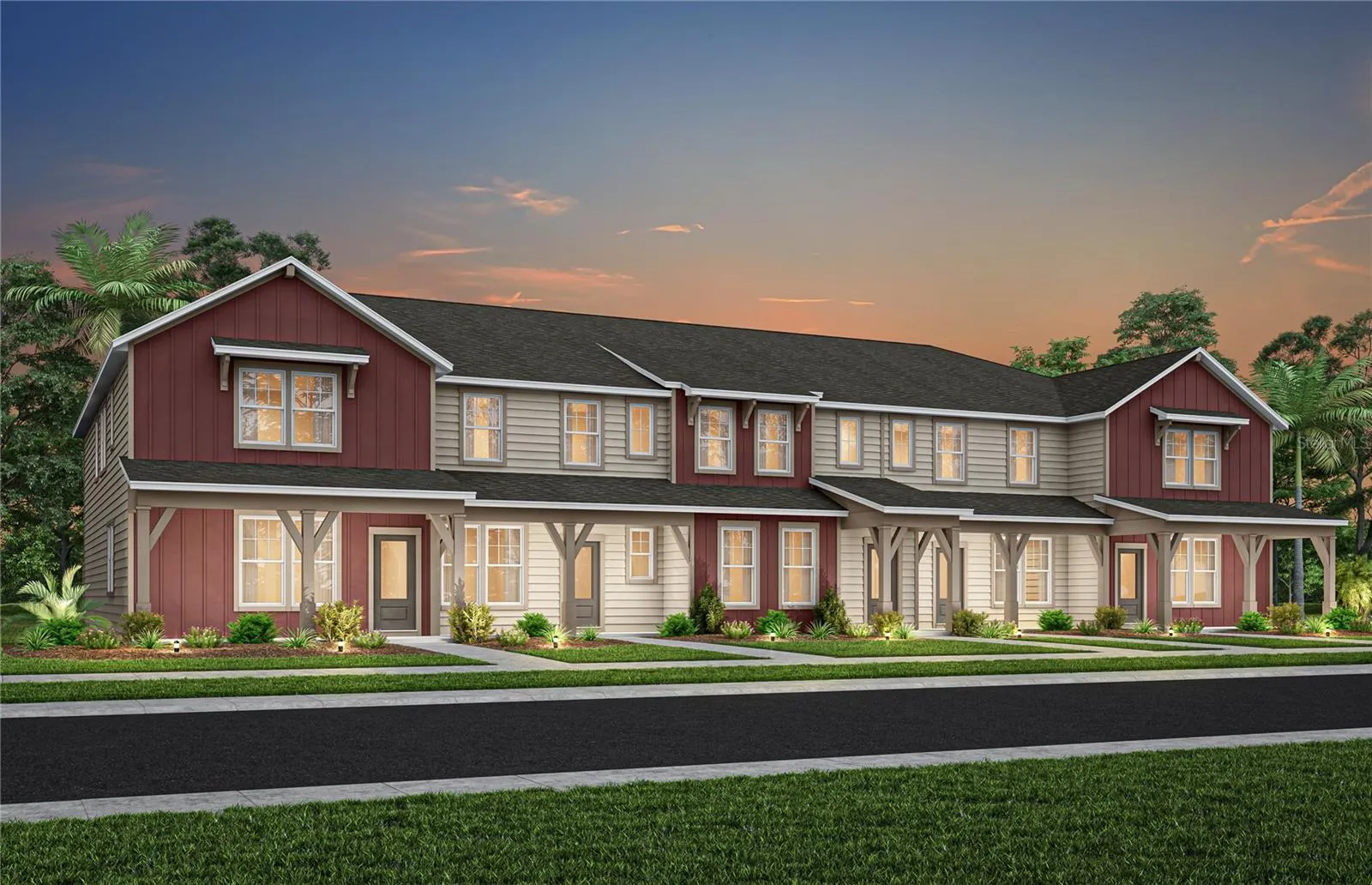 Exterior Design. Artistic rendering for this new construction home. Pictures are for illustrative purposes only. Elevations, colors and options may vary.