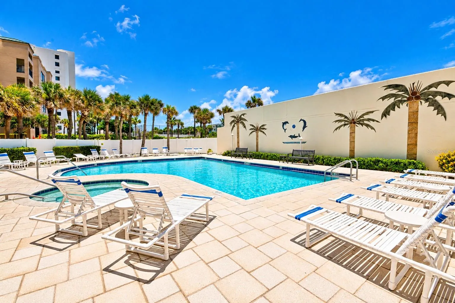 Heated pool and hot tub.