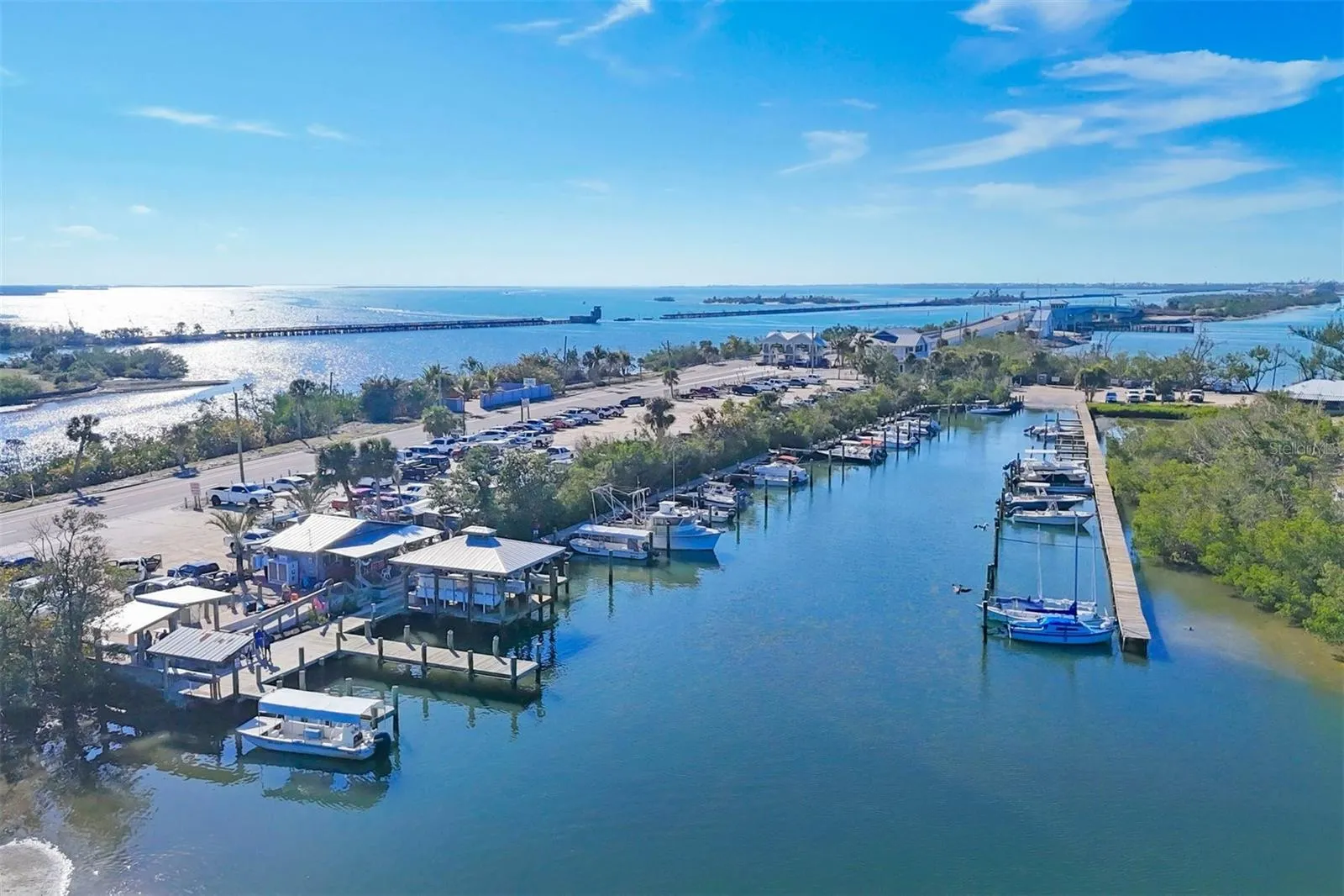 Marina on the mainland