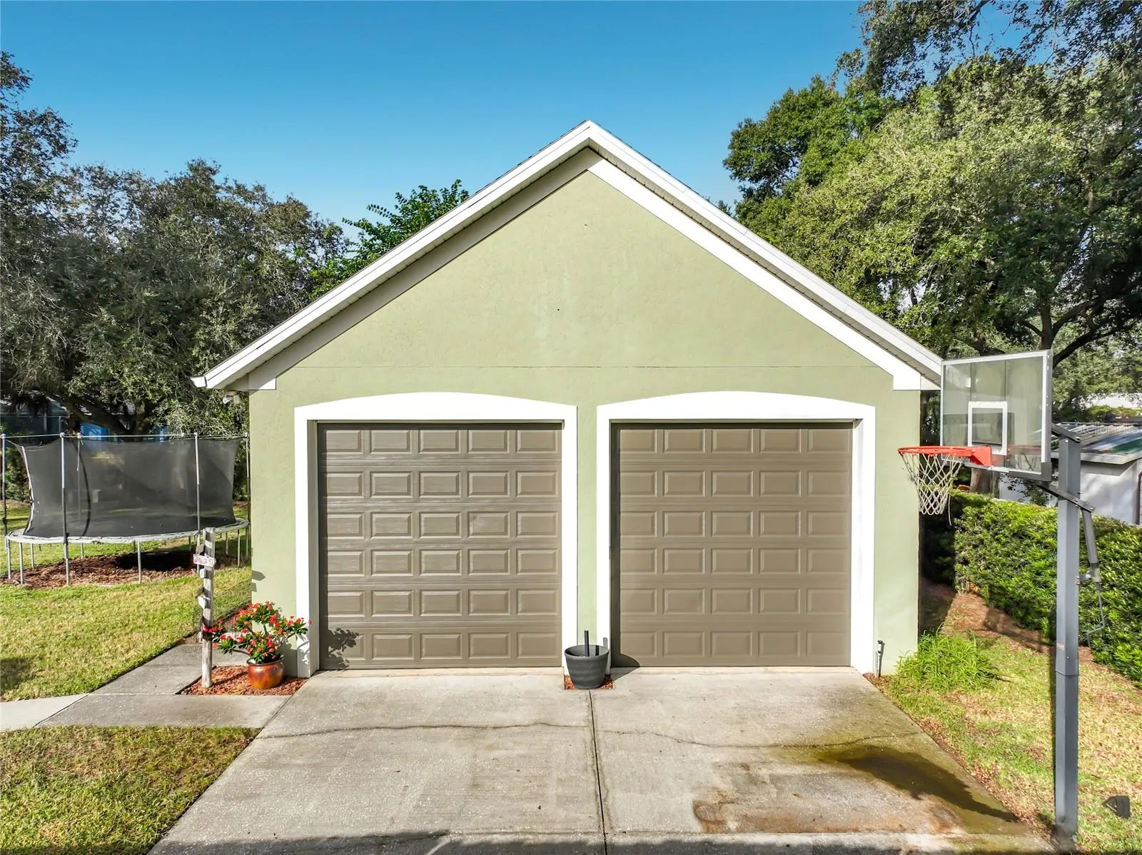 936 sq. ft. detached garage with RV sized roll up doors.