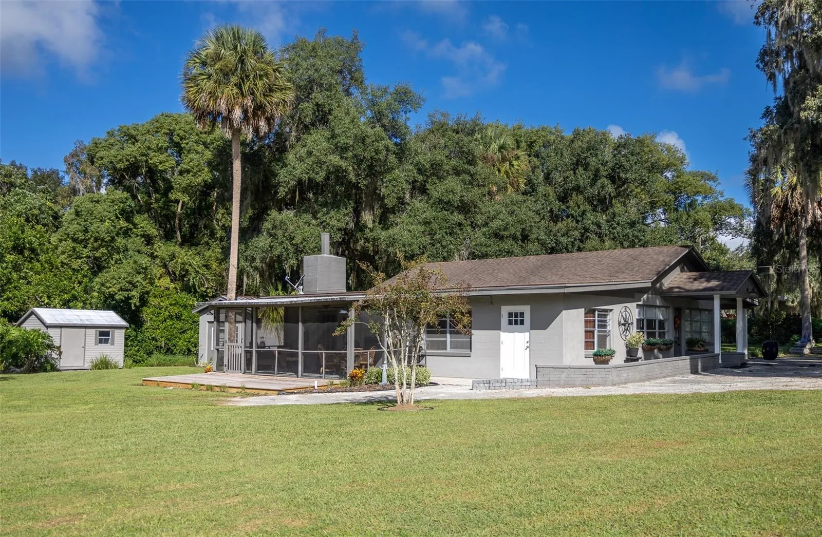 East side of home and side parking