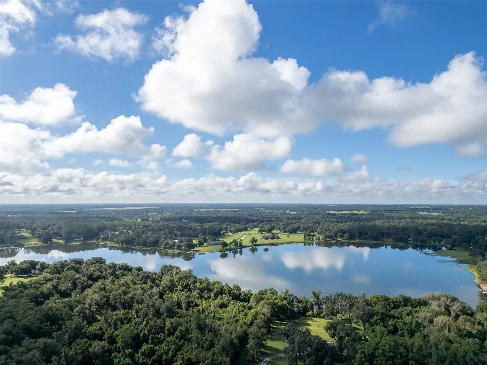 Arial view of Lake Seneca and subject property (at bottom right).