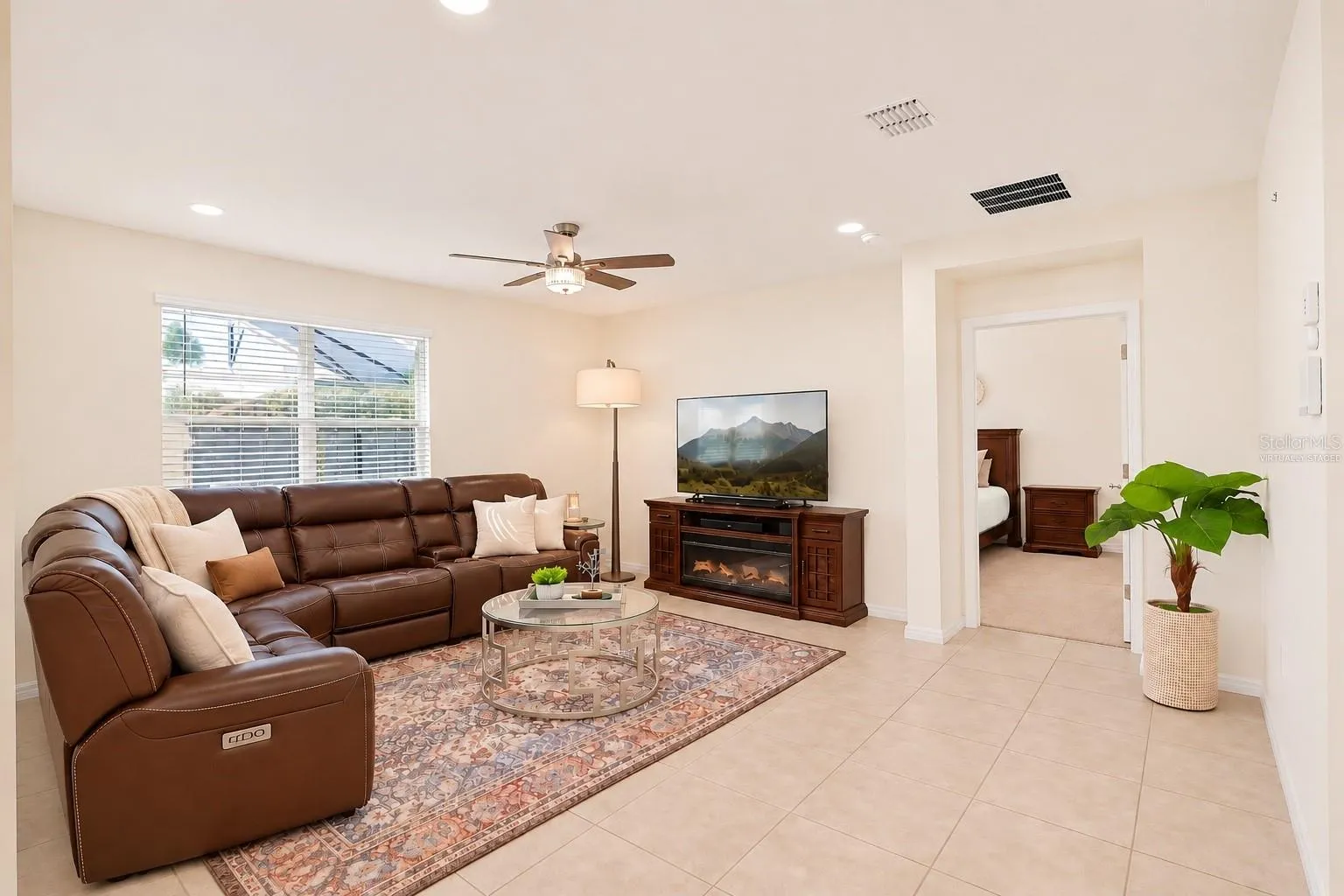 Living Room- virtually staged