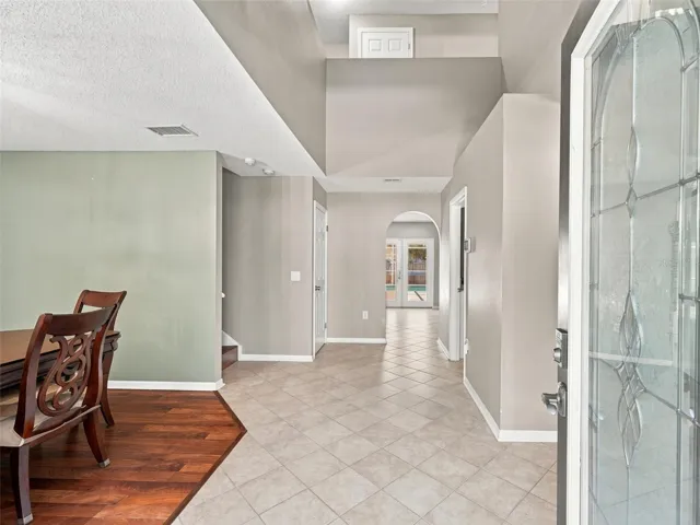 View as opening front door