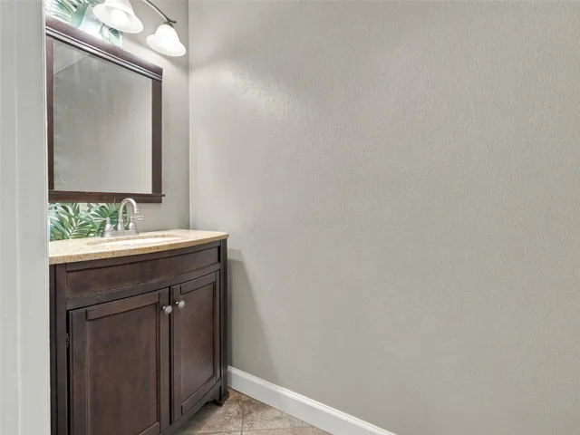 Downstairs half bath