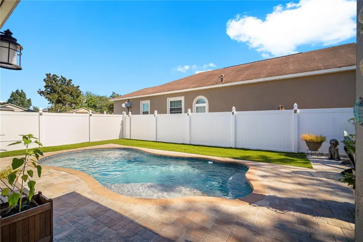 Custom - built sparkling pool in 2018