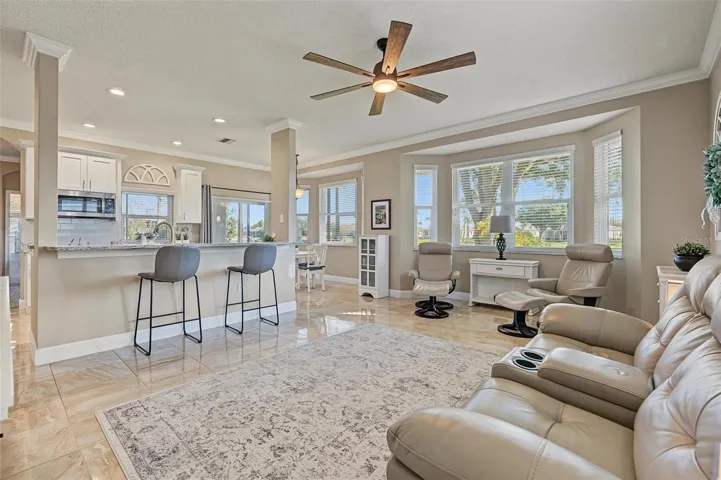 Bay window makes a great sitting area