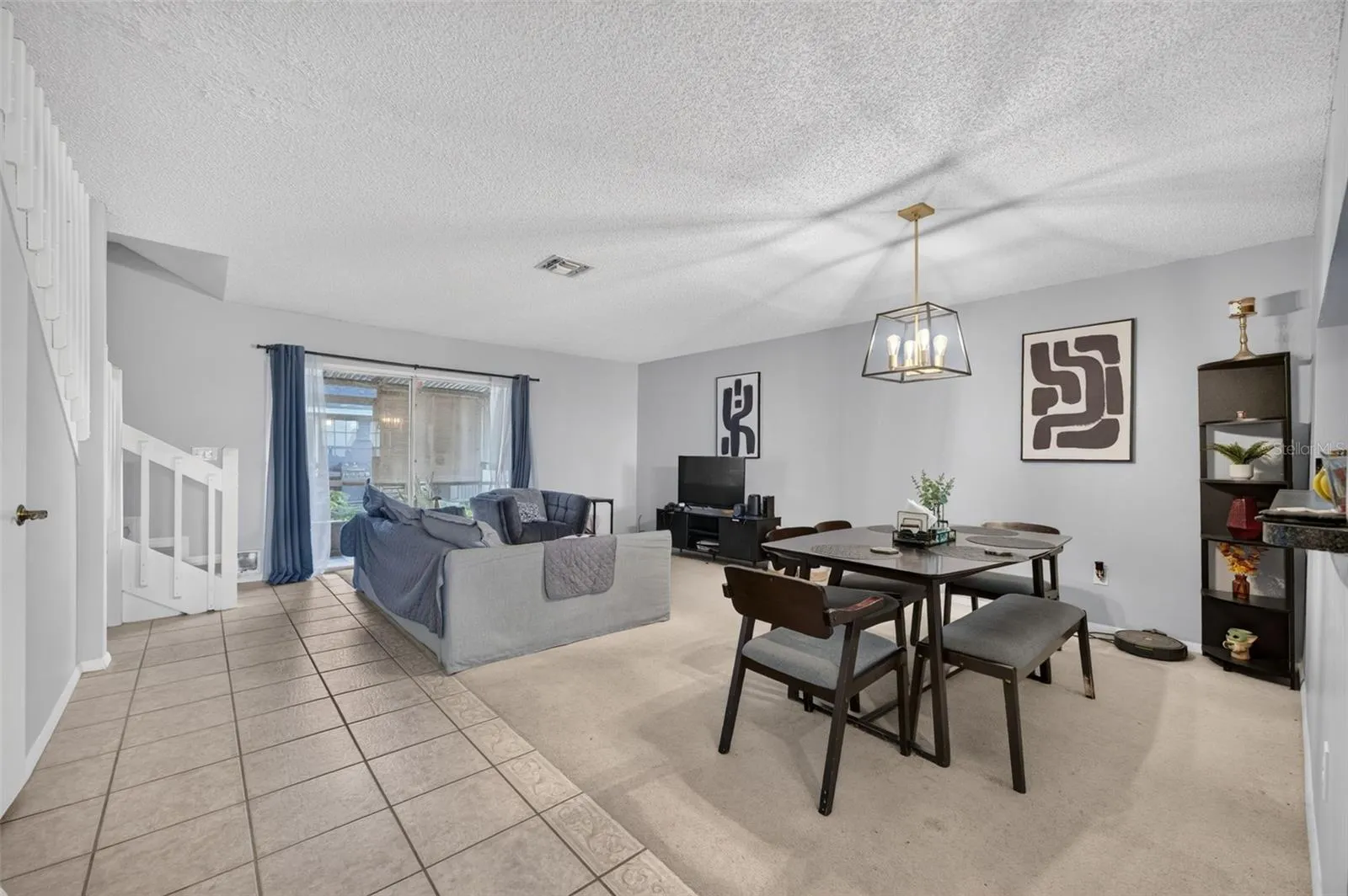 Lovely living/dining space with great flow.