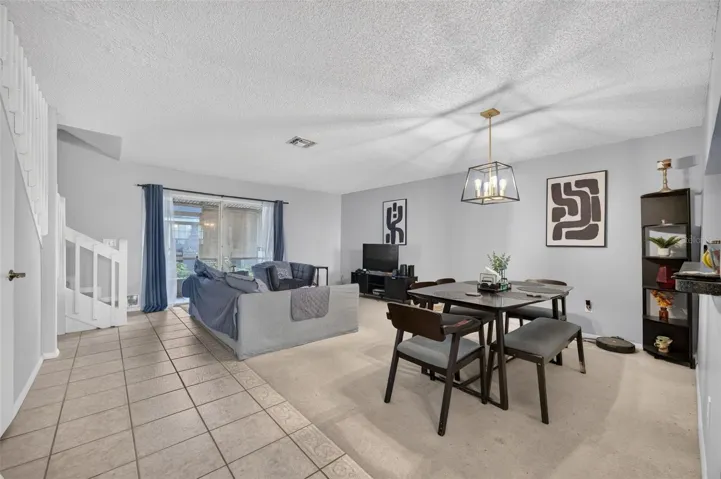 Lovely living/dining space with great flow.