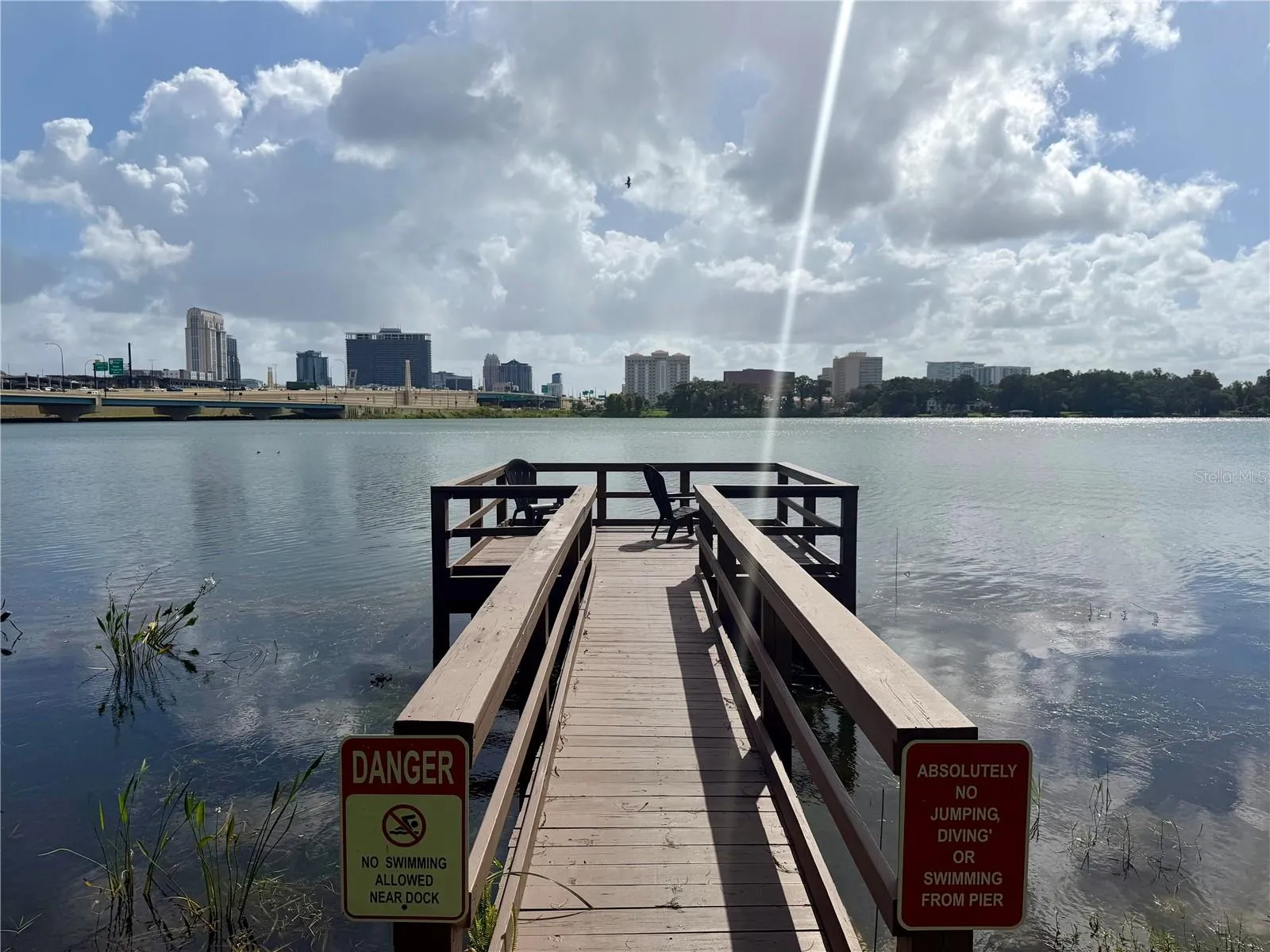 fishing Pier on Lake Conrad