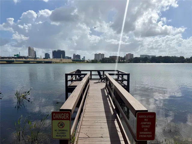 fishing Pier on Lake Conrad