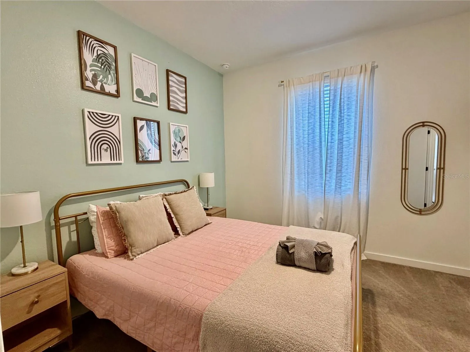 Bedroom on the main level with private bathroom