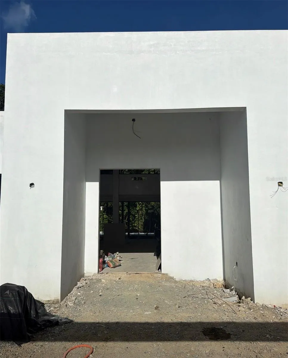 Current exterior front view, under construction