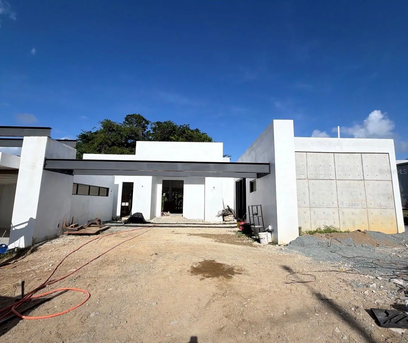 Current exterior front view, under construction