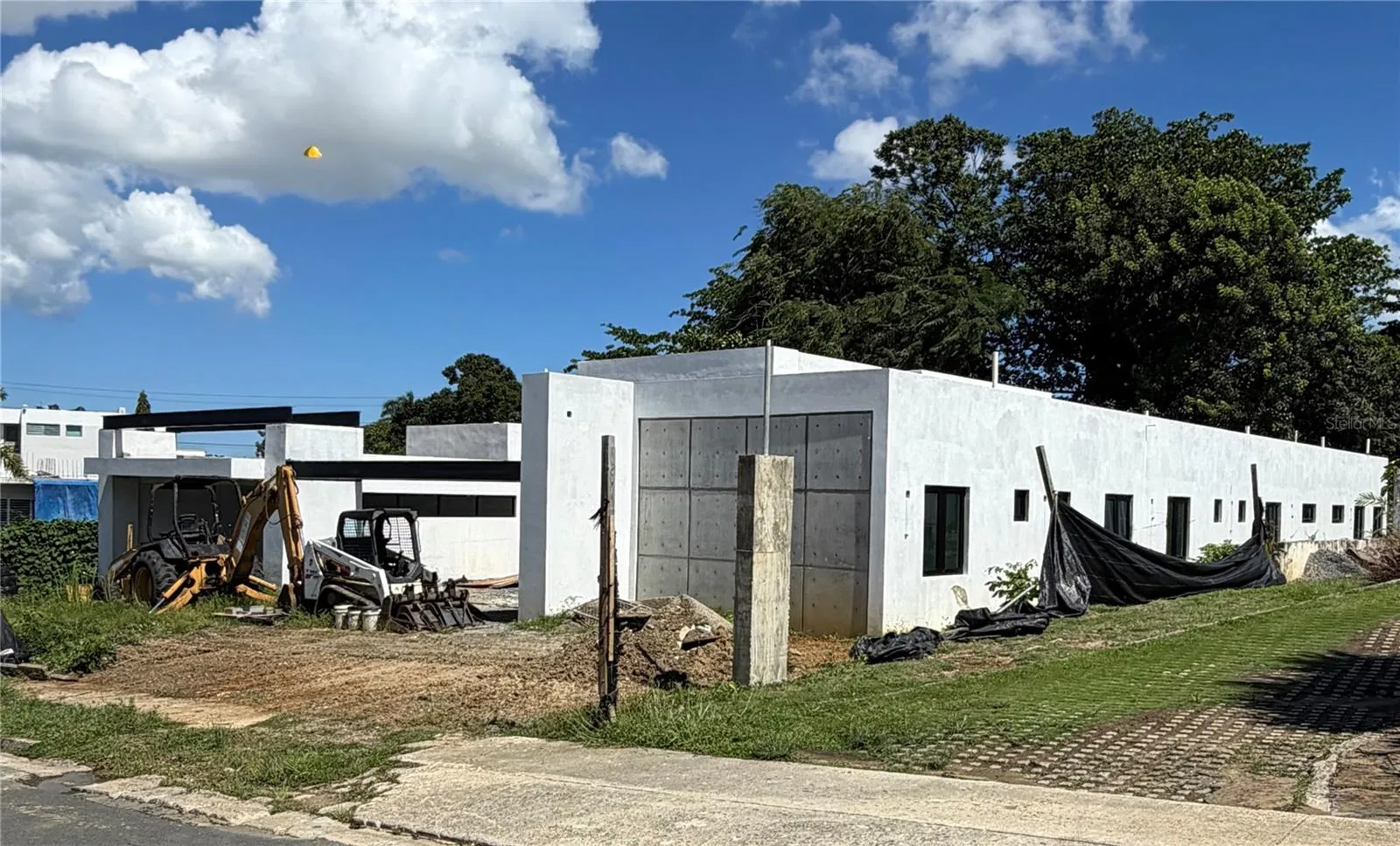 Current exterior front view, under construction