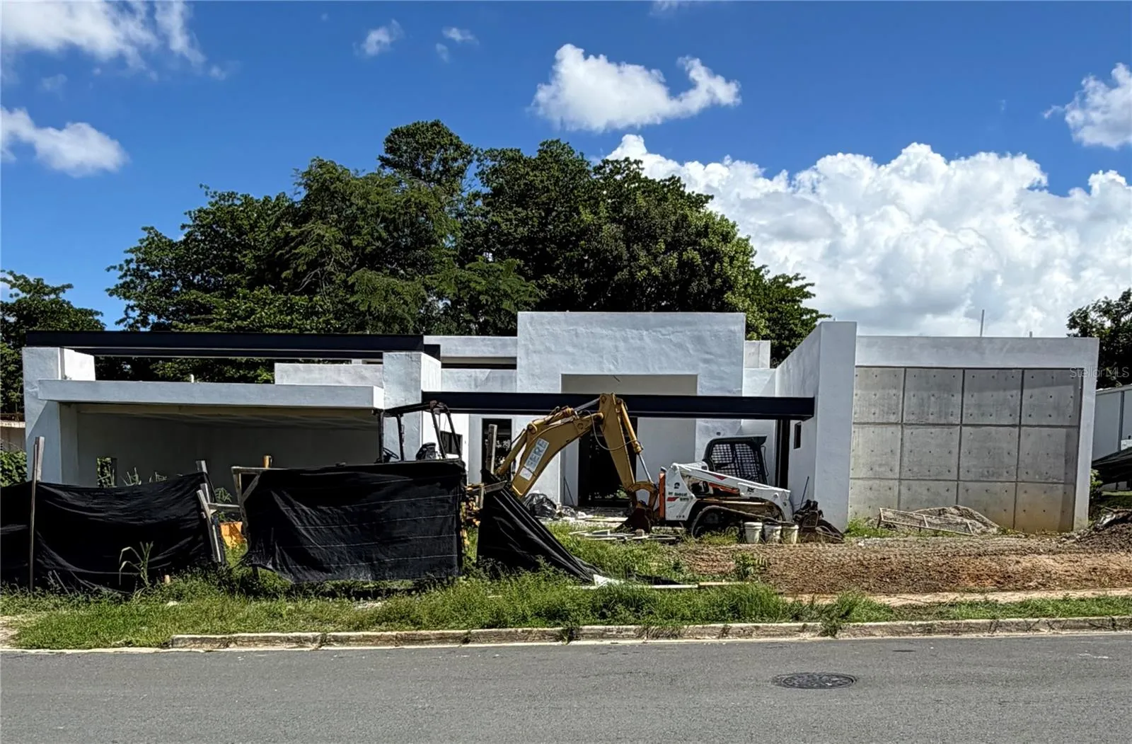 Current exterior front view, under construction
