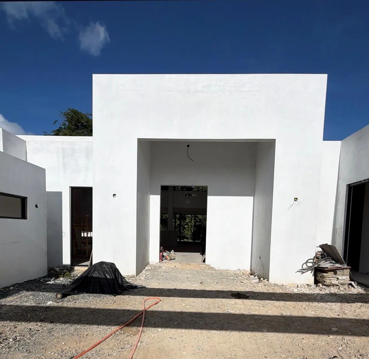 Current exterior front view, under construction