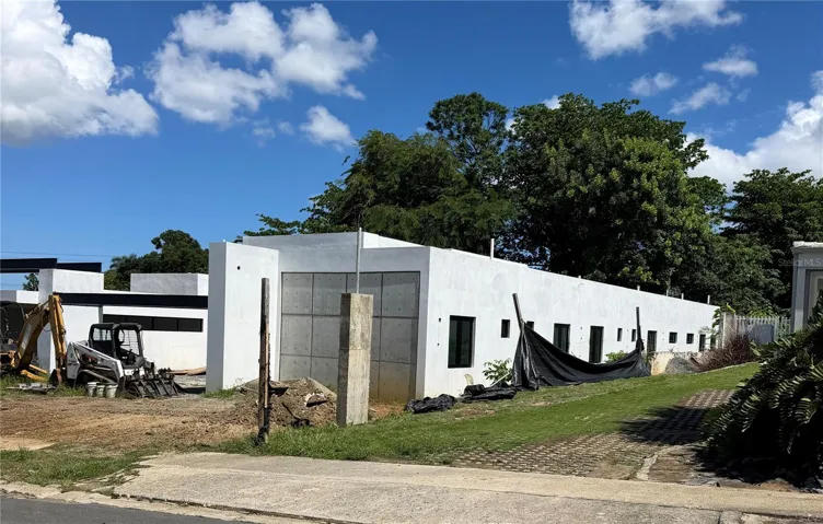 Current exterior front view, under construction