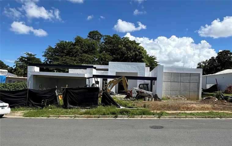 Current exterior front view, under construction