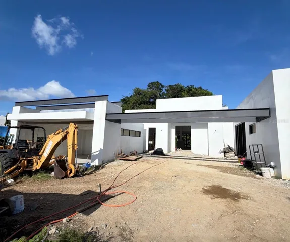 Current exterior front view, under construction