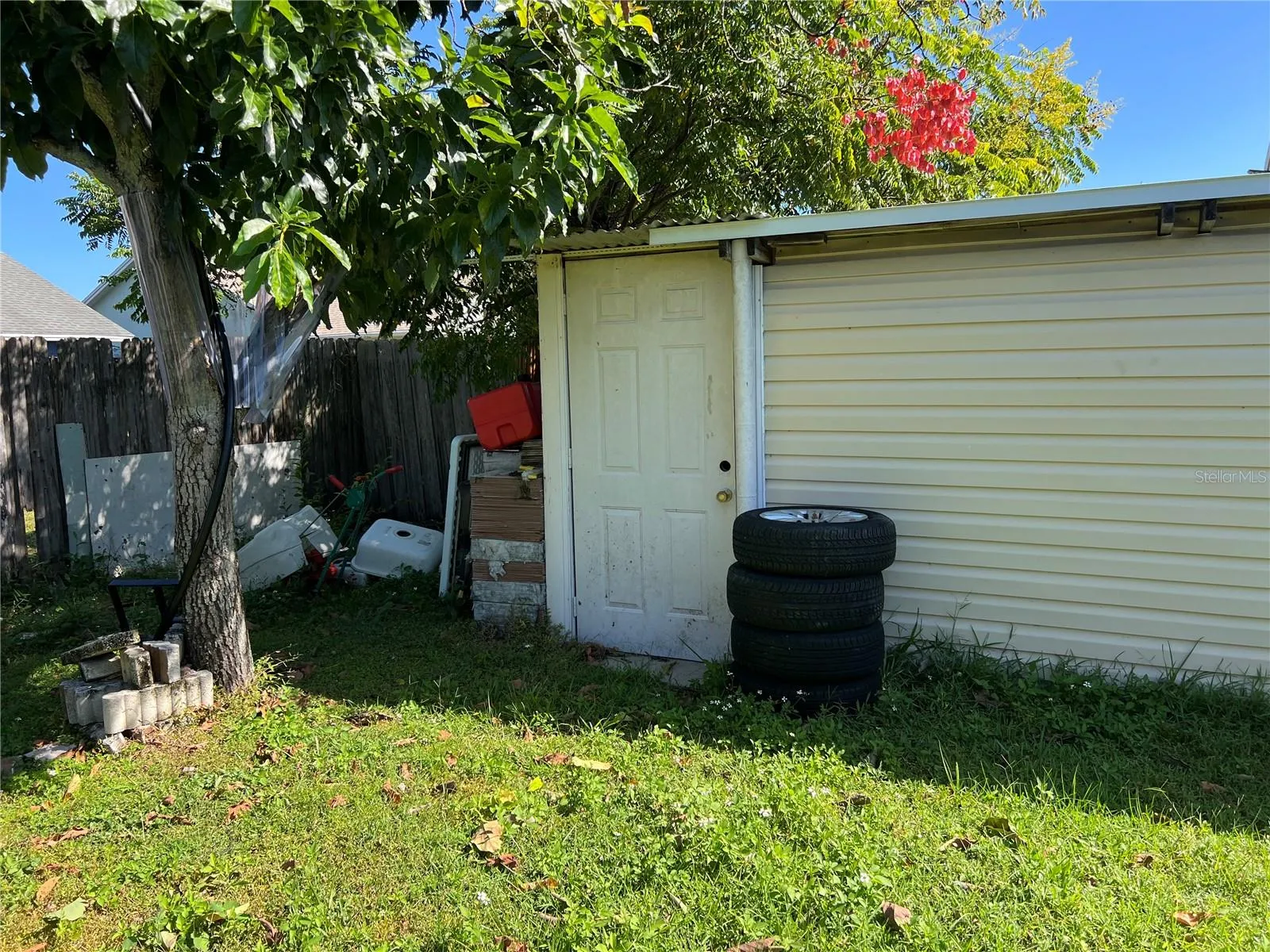 Exterior Shed back yard