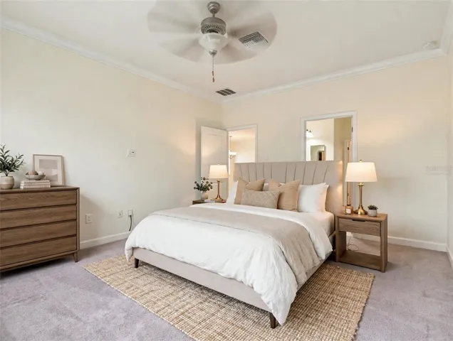 Primary Bedroom (virtually staged)