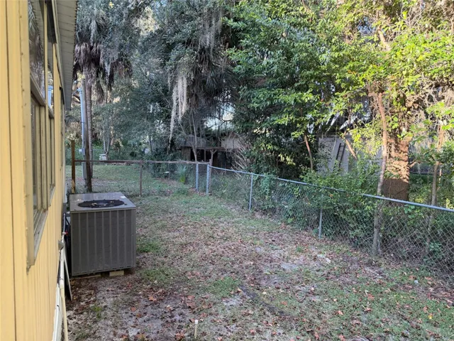 Fenced in Backyard