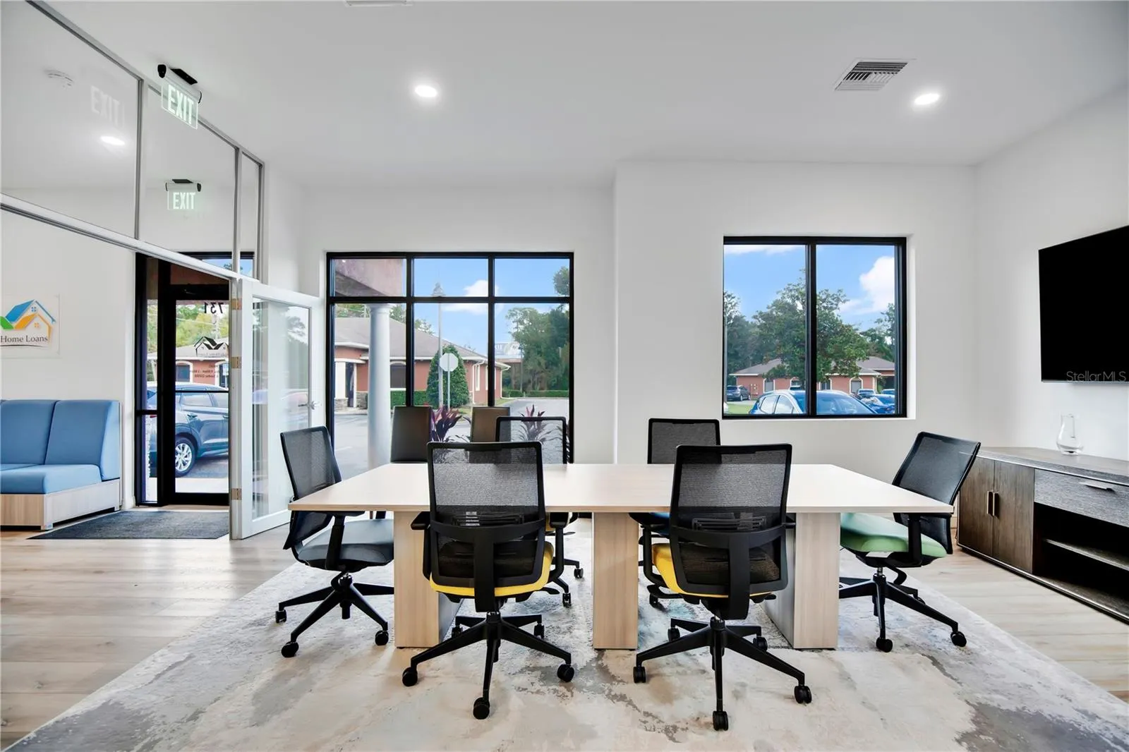 spacious conference room