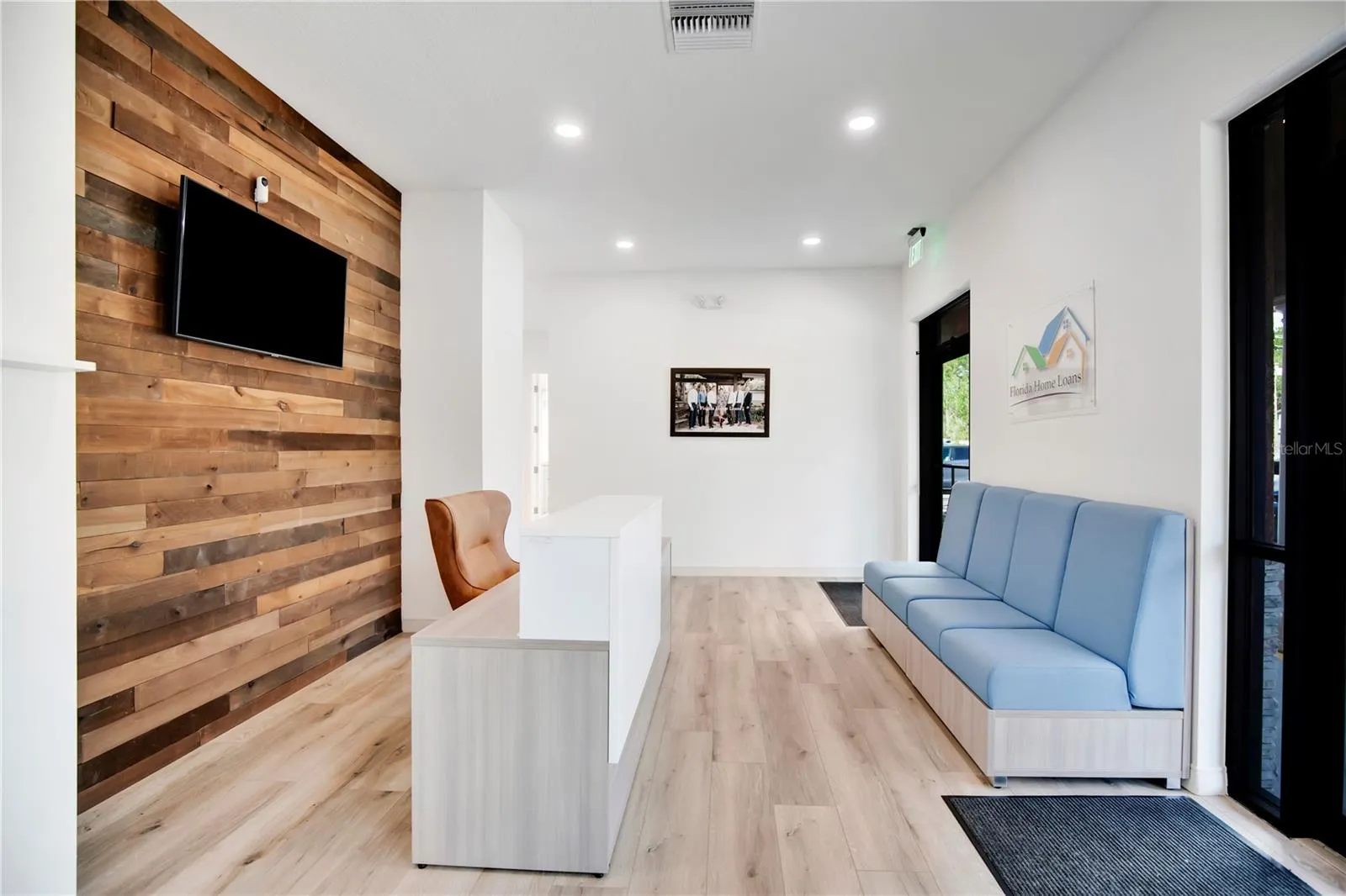 Welcoming reception area