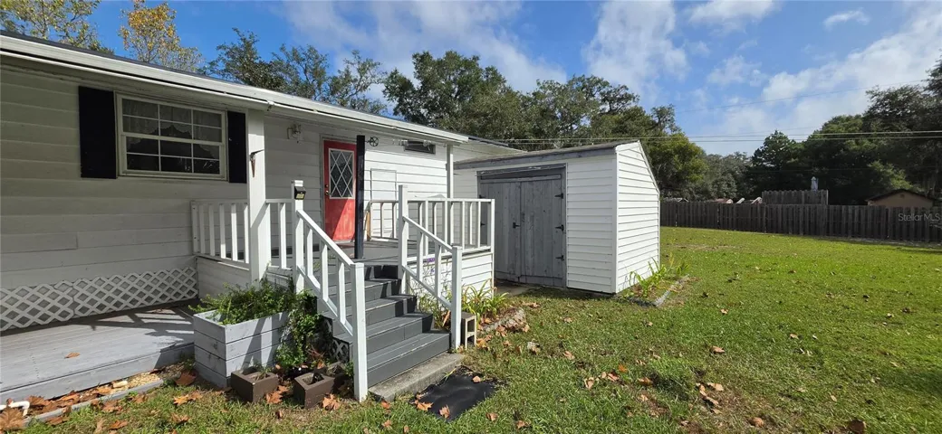 2nd Back Porch and Shed
