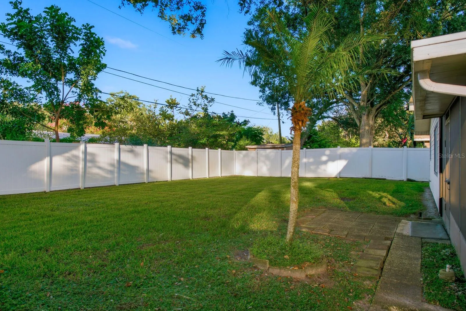 Oversized Fenced in Backyard
