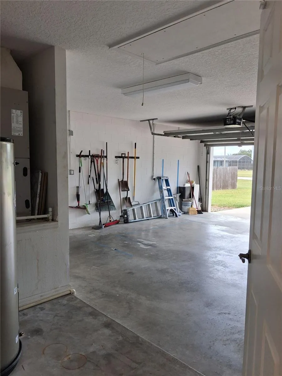 GARAGE-VIEW FROM INSIDE PROPERTY