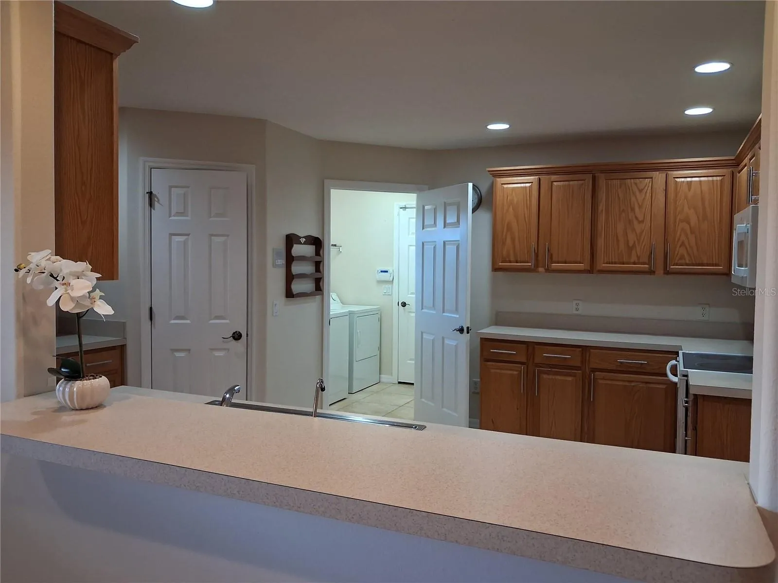 KITCHEN-VIEW FROM FAMILY ROOM