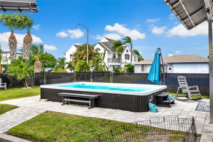 ....and a 5 Ft Deep Heated Pool!