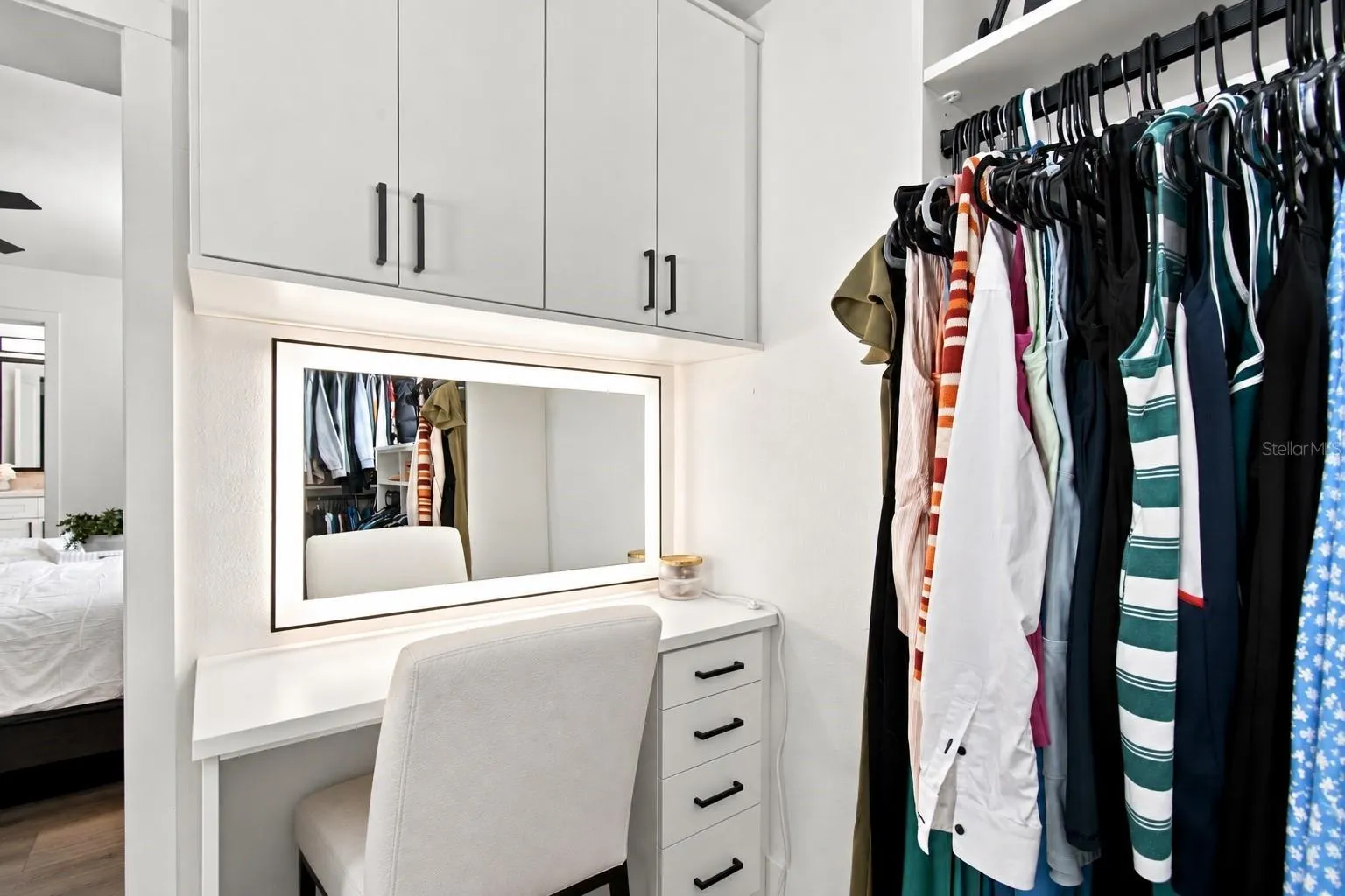 Built-in Makeup Vanity