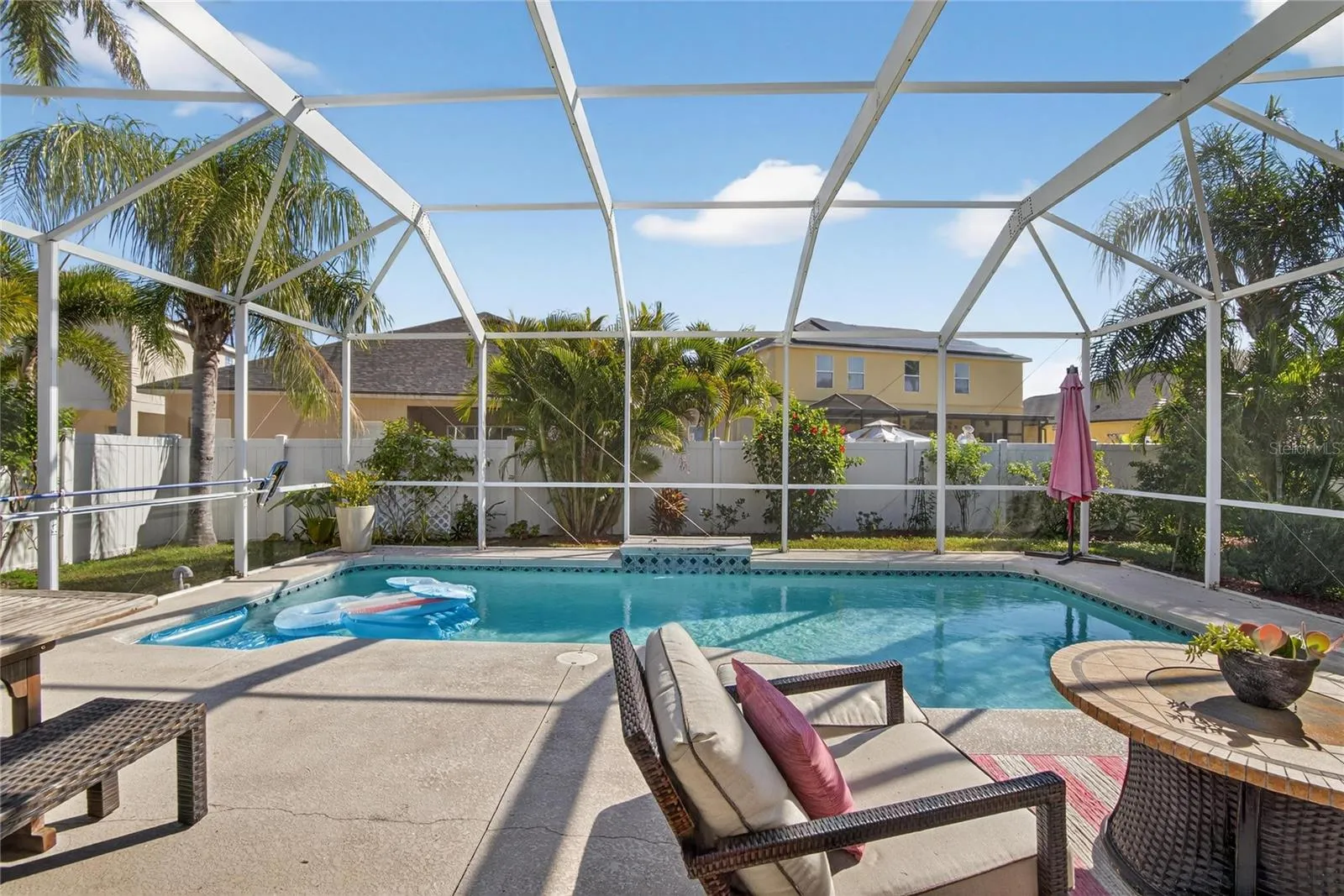 Pool pic before added kitchen