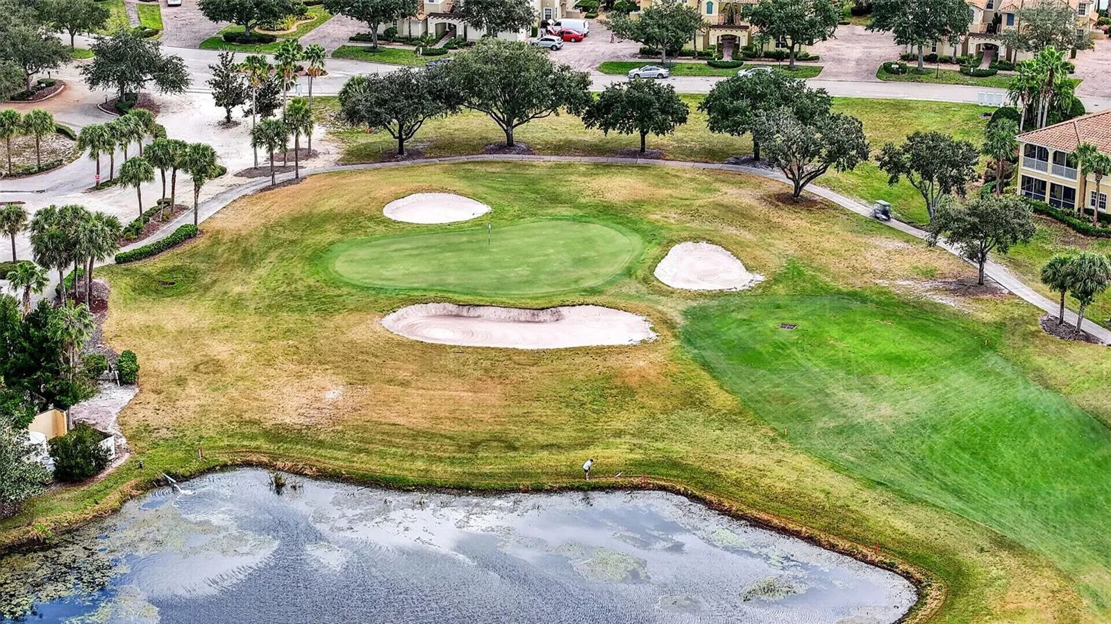 Pristine golf course